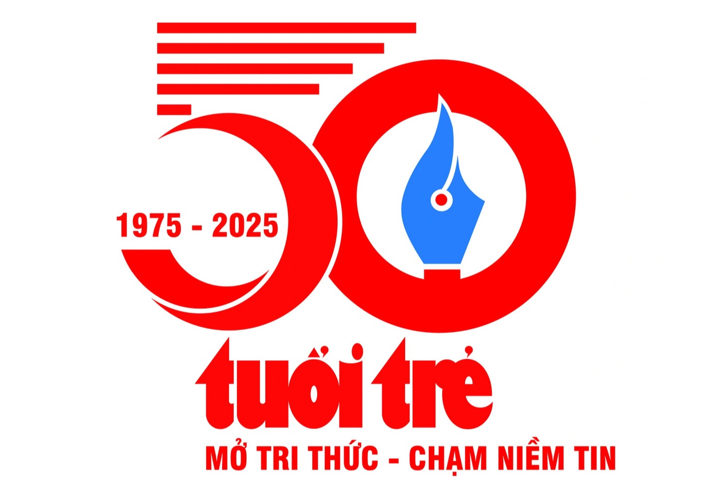 Những thiết kế logo, ý tưởng slogan sáng tạo kỷ niệm 50 năm thành lập báo Tuổi Trẻ - Ảnh 19.