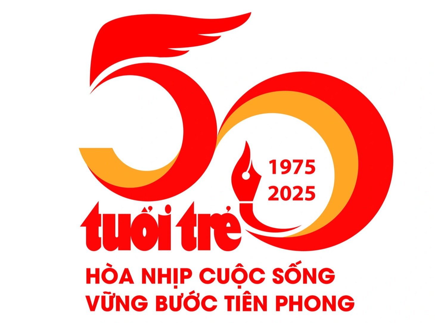 Những thiết kế logo, ý tưởng slogan sáng tạo kỷ niệm 50 năm thành lập báo Tuổi Trẻ - Ảnh 20.