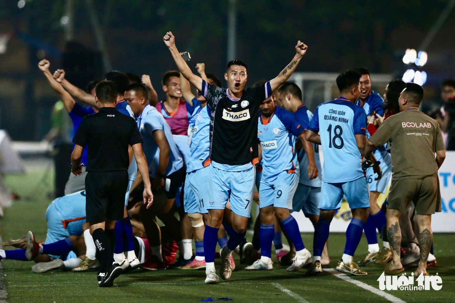 Giải bóng đá công nhân, viên chức Việt Nam 2024: Khoảnh khắc bùng nổ - Ảnh 7.