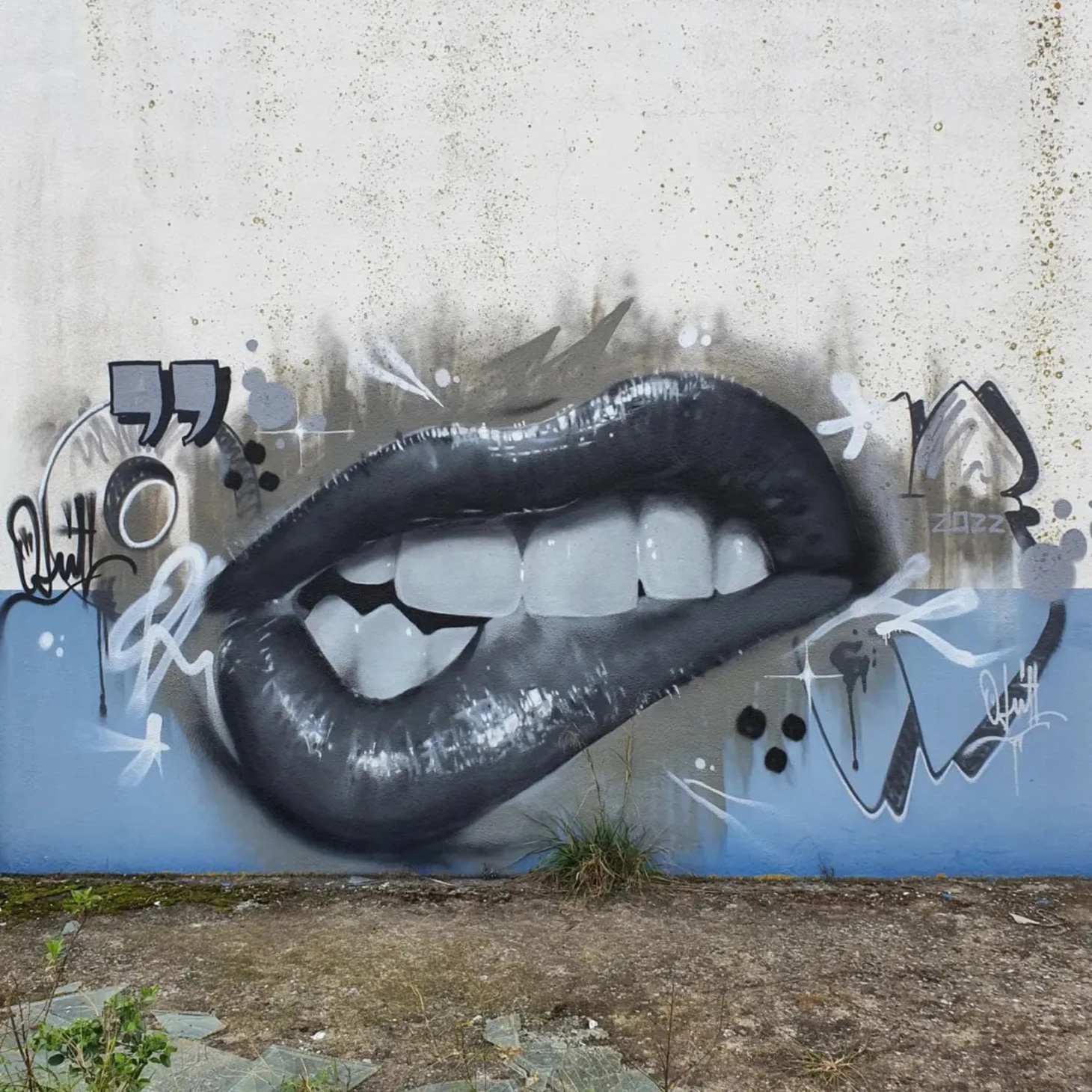 Tác phẩm "Môi" độc đáo của Sergio Odeith