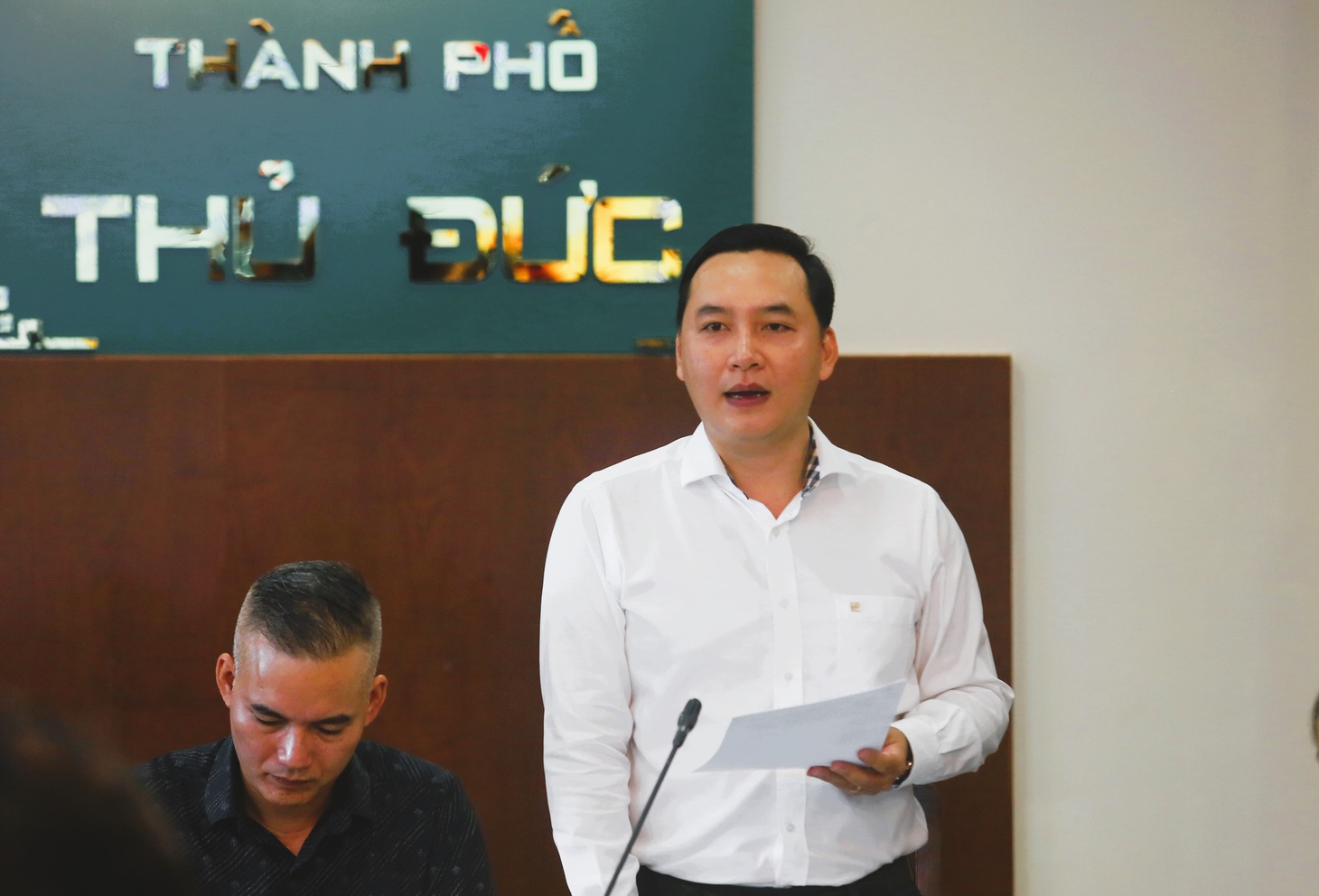 Ông Mai Hữu Quyết - phó chủ tịch UBND TP Thủ Đức - Ảnh: LÊ PHAN