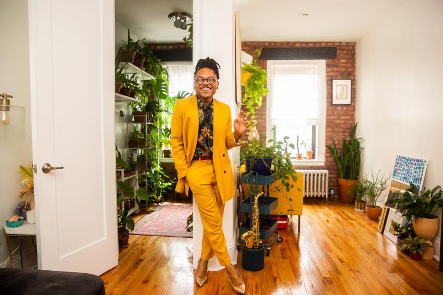 Christopher Griffin và căn hộ xanh trong lòng Brooklyn, New York, Mỹ - Ảnh: HGTV
