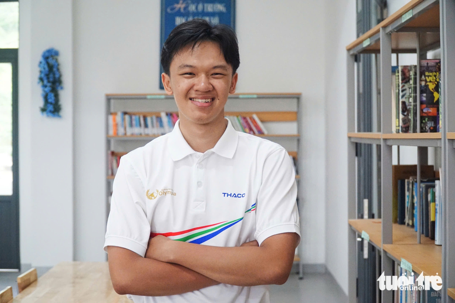 Nam sinh Khánh Hòa tin vào chiến thuật 'đánh nhanh, thắng nhanh' ở chung kết Đường lên đỉnh Olympia - Ảnh 1.