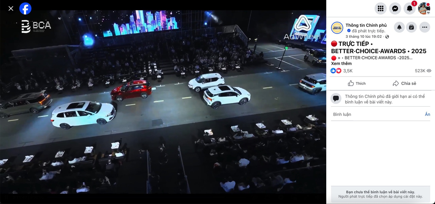 Con số ấn tượng đêm gala Car Choice Awards 2025: Triệu lượt xem online, 15 ô tô trị giá cả chục tỉ - Ảnh 2.