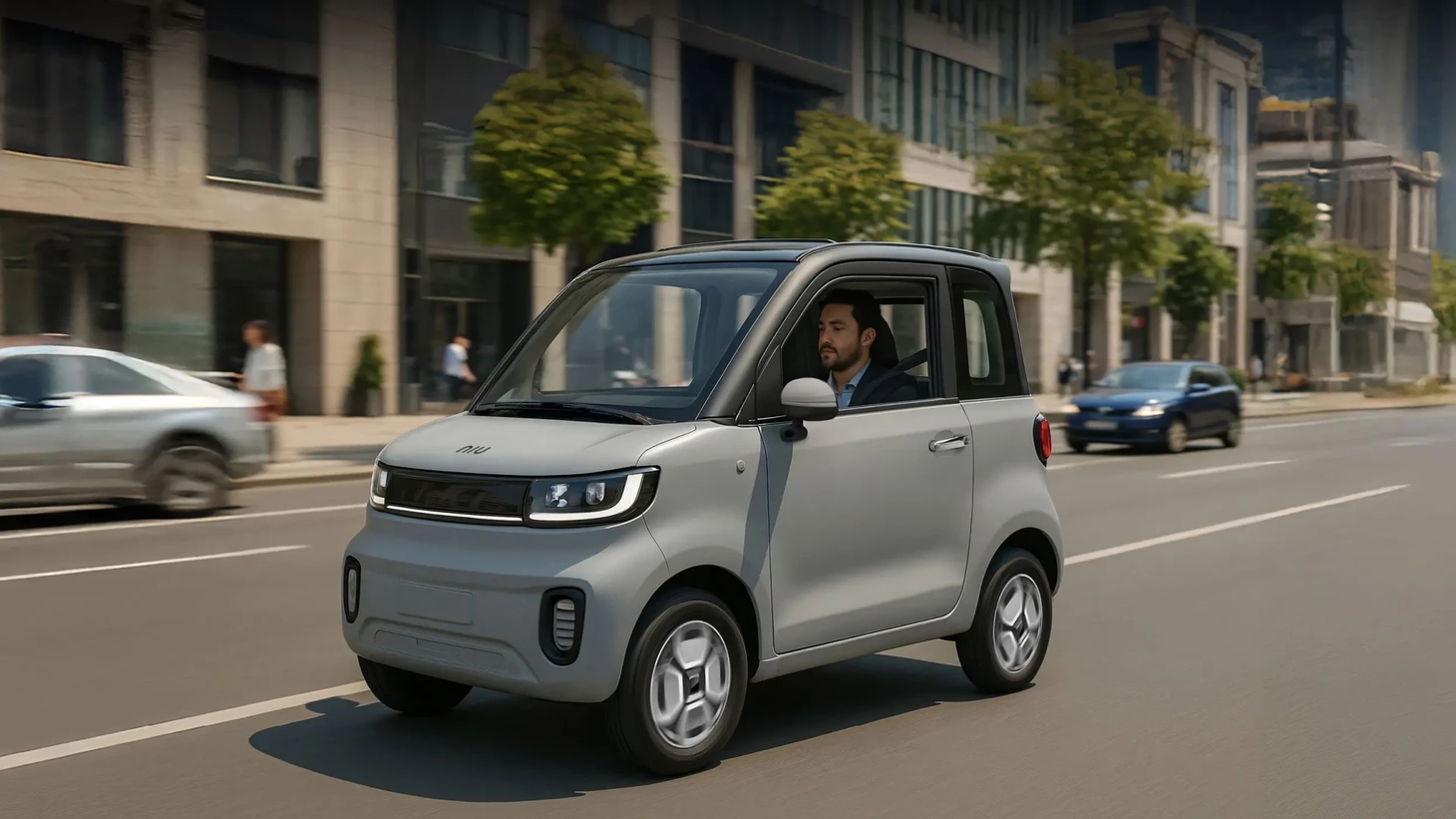 Ô tô điện mini có thể điều khiển với bằng lái xe máy, chạy 140km/sạc khi lắp thêm pin phụ - Ảnh 9.