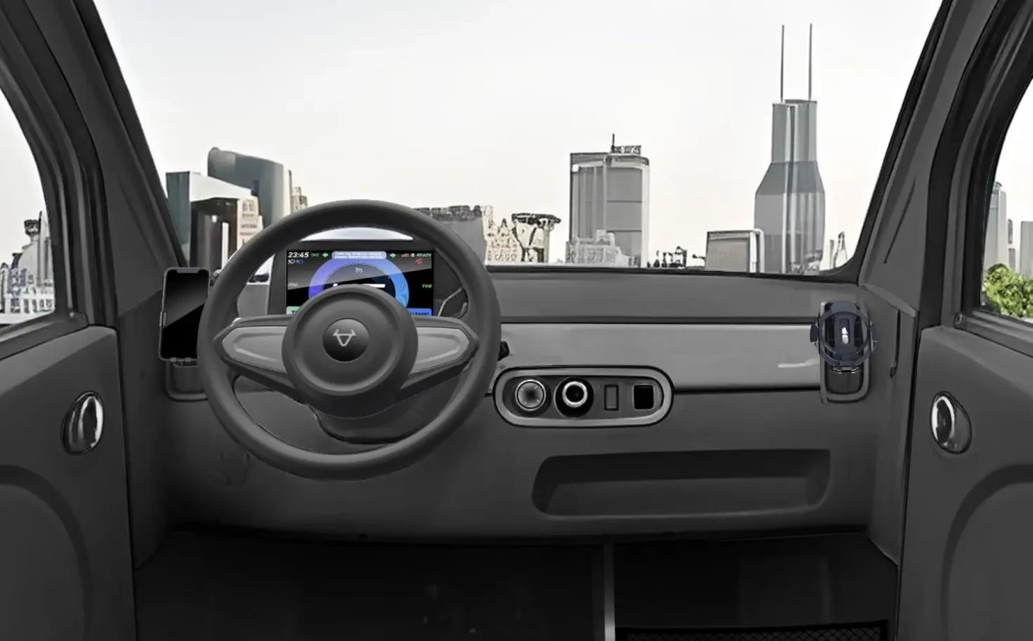 Ô tô điện mini có thể điều khiển với bằng lái xe máy, chạy 140km/sạc khi lắp thêm pin phụ - Ảnh 6.