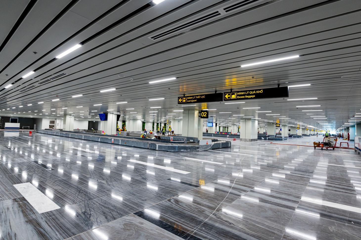 Hình ảnh nhà ga T3 Tân Sơn Nhất sắp hoàn thành, nhiều nơi đã khang trang, sáng bóng - Ảnh 12.