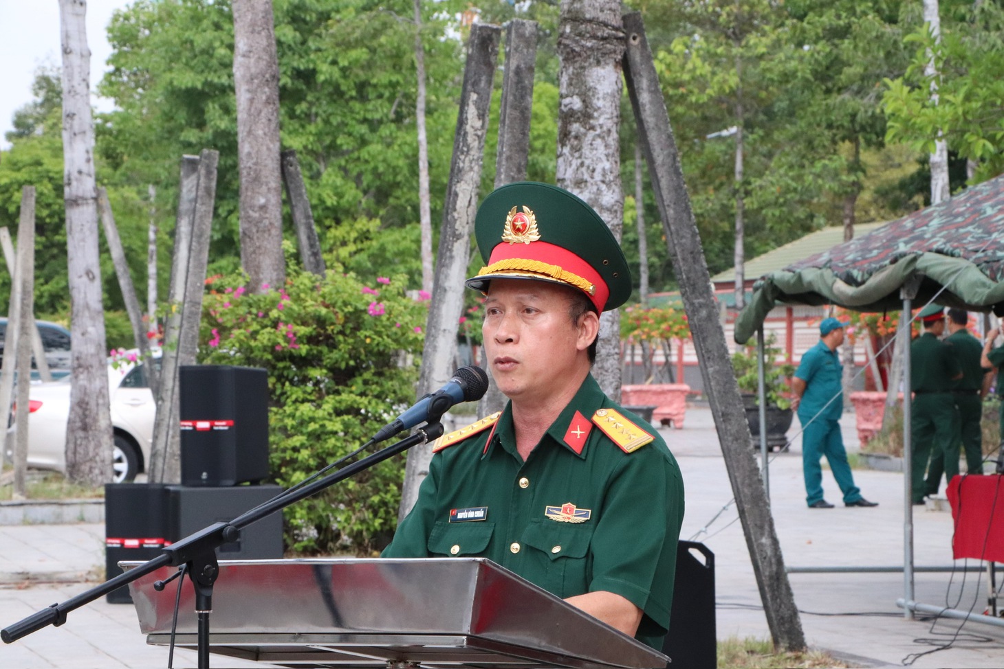 Quân đội Lào, Campuchia tập luyện diễu binh lễ 30-4 tại Việt Nam - Ảnh 3.