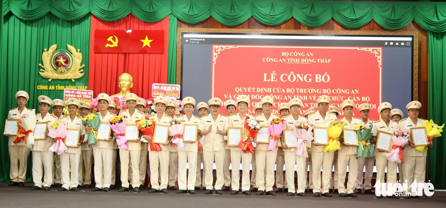 Công an tỉnh Lâm Đồng, Đồng Tháp công bố các quyết định về công tác cán bộ - Ảnh 7.