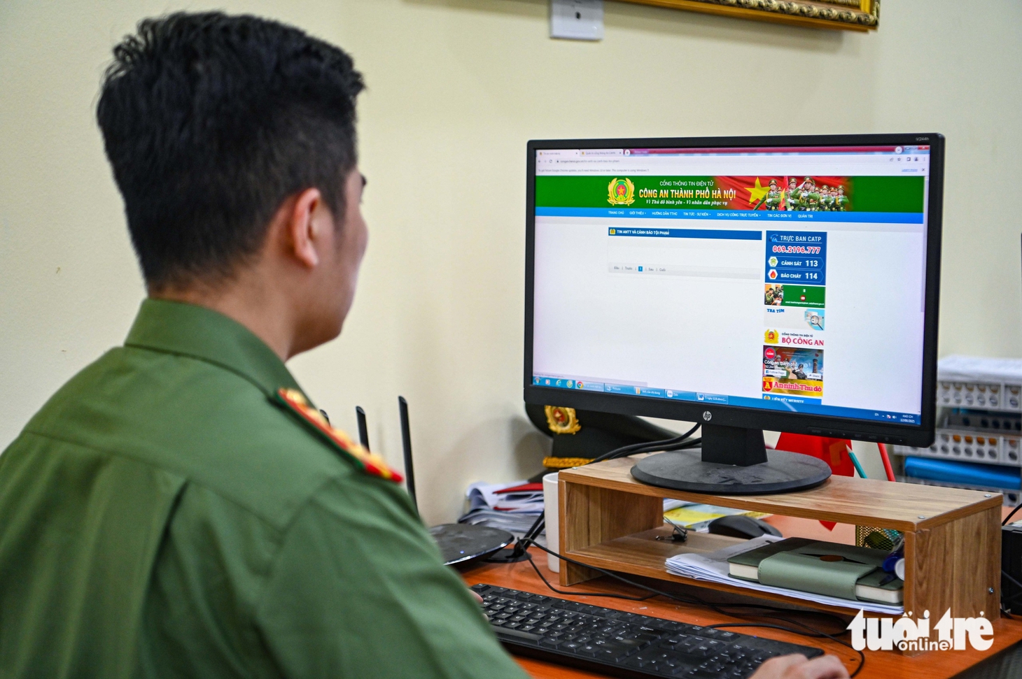 Cận cảnh Trung tâm thông tin chỉ huy Công an Hà Nội - nơi tiếp nhận gần 3.000 phản ánh mỗi ngày - Ảnh 11.