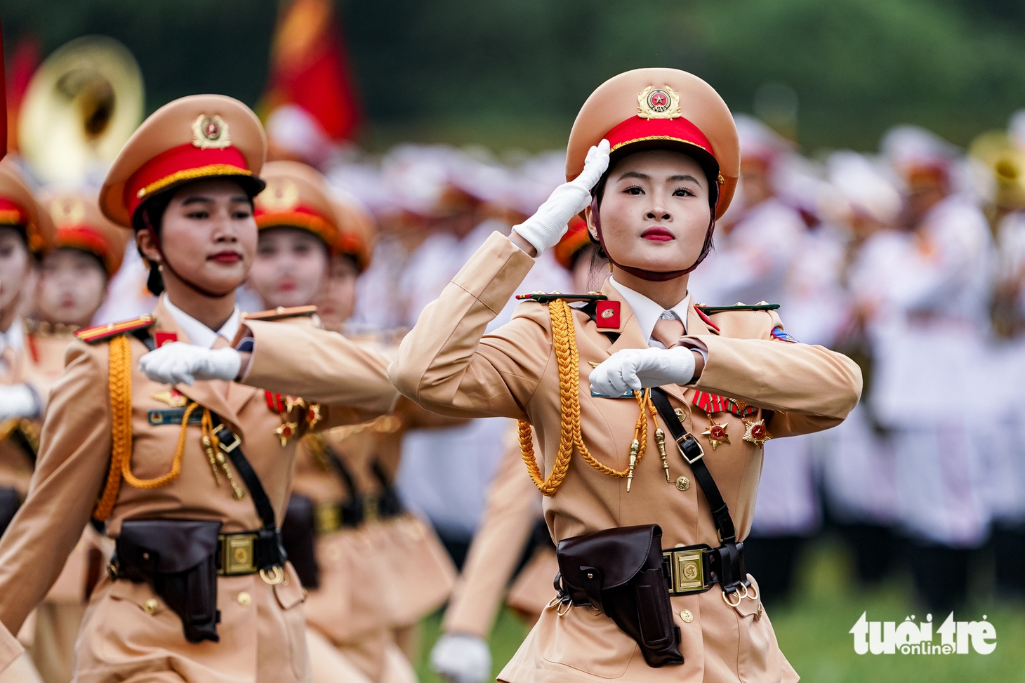 16.000 cán bộ, chiến sĩ đội mưa trong buổi tổng hợp luyện diễu binh - Ảnh 9.