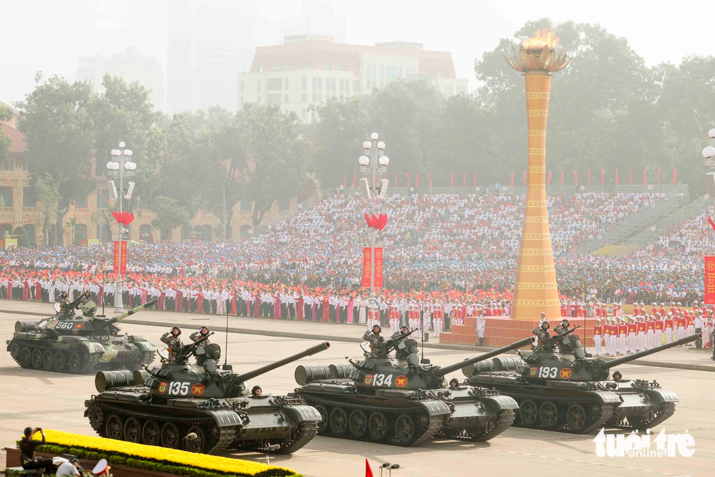 Hình ảnh ấn tượng Lễ diễu binh, diễu hành mừng Quốc khánh 2-9: Tự hào hai tiếng Việt Nam - Ảnh 28.