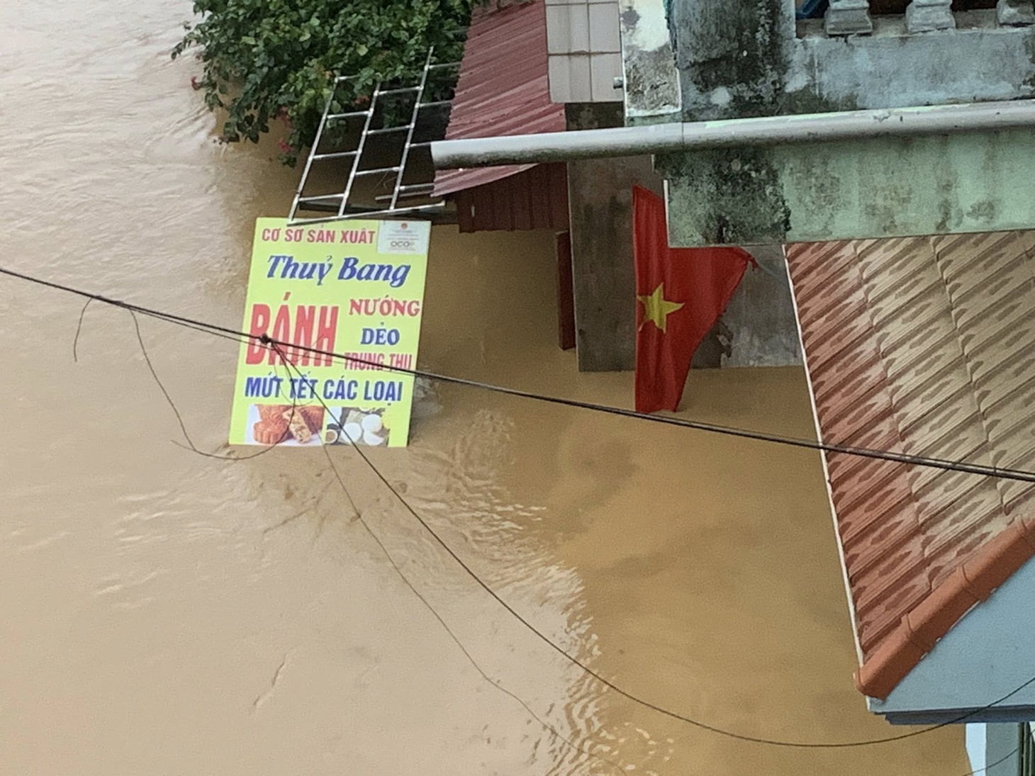 Sau một đêm, lũ trên sông Hồng dâng tới nóc nhà dân - Ảnh 5.