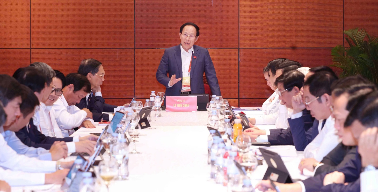 Đại hội XIV của Đảng: Đại biểu thảo luận các văn kiện Đại hội tại đoàn - Ảnh 16.
