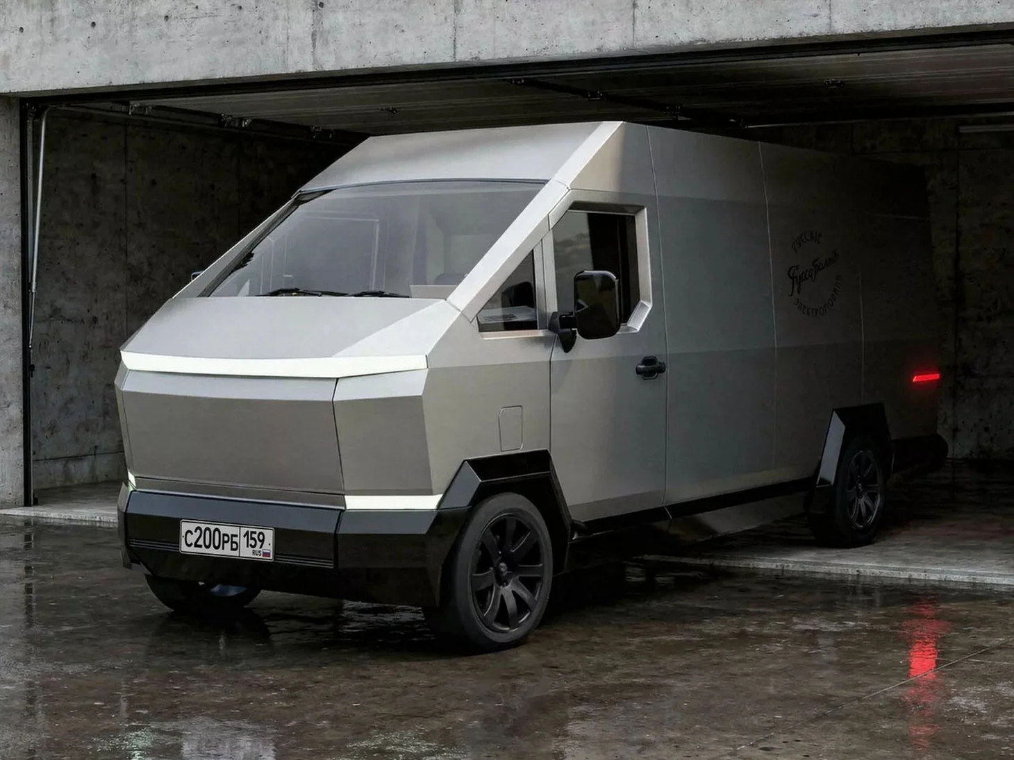 Xe điện Nga 'nhái' Tesla Cybertruck: Chạy 400km/sạc, cửa cuốn, bảo hành thân vỏ 100 năm - Ảnh 9.