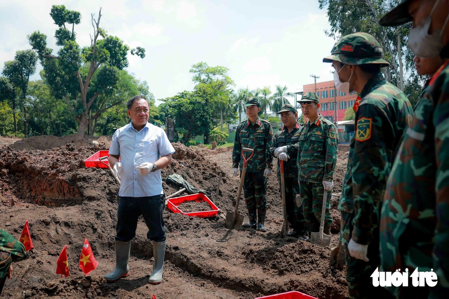 Nỗ lực chạy đua với nắng mưa, hơn 700 liệt sĩ đã được tìm thấy tại công viên Lê Thị Riêng sau hơn 3 tháng - Ảnh 13.