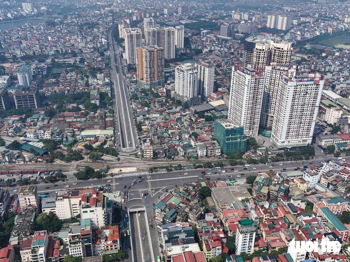 Hiện trạng đường vành đai 2,5 Hà Nội vừa thông xe kỹ thuật - Ảnh 1.