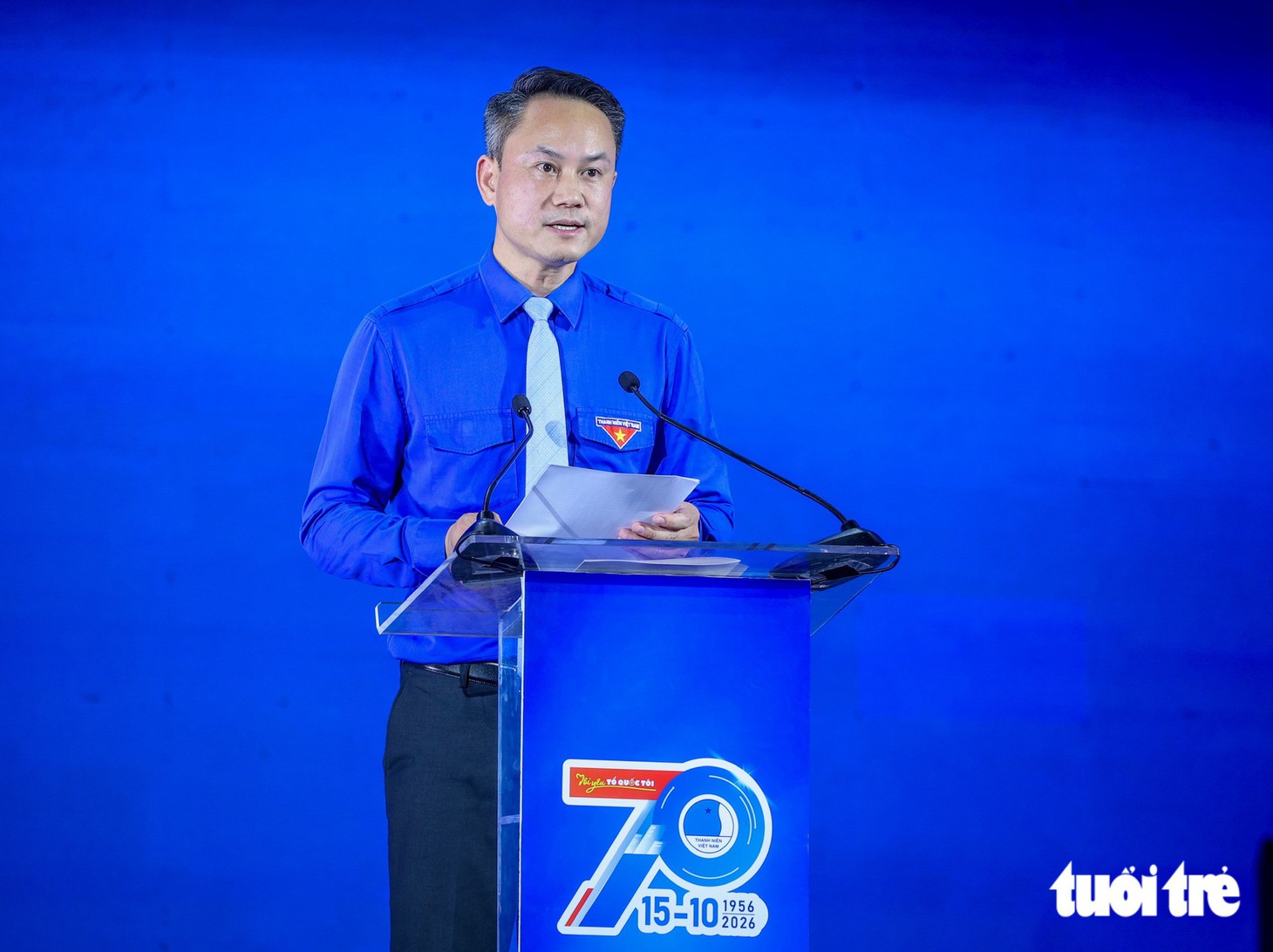 Con gái đại tướng Nguyễn Chí Thanh đến chung vui với 70 thủ lĩnh thanh niên nhận giải thưởng mang tên cha - Ảnh 4.