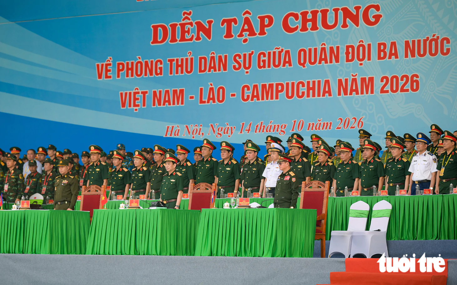 Diễn tập ứng phó siêu bão giữa Việt Nam - Lào - Campuchia năm 2026 - Ảnh 2.