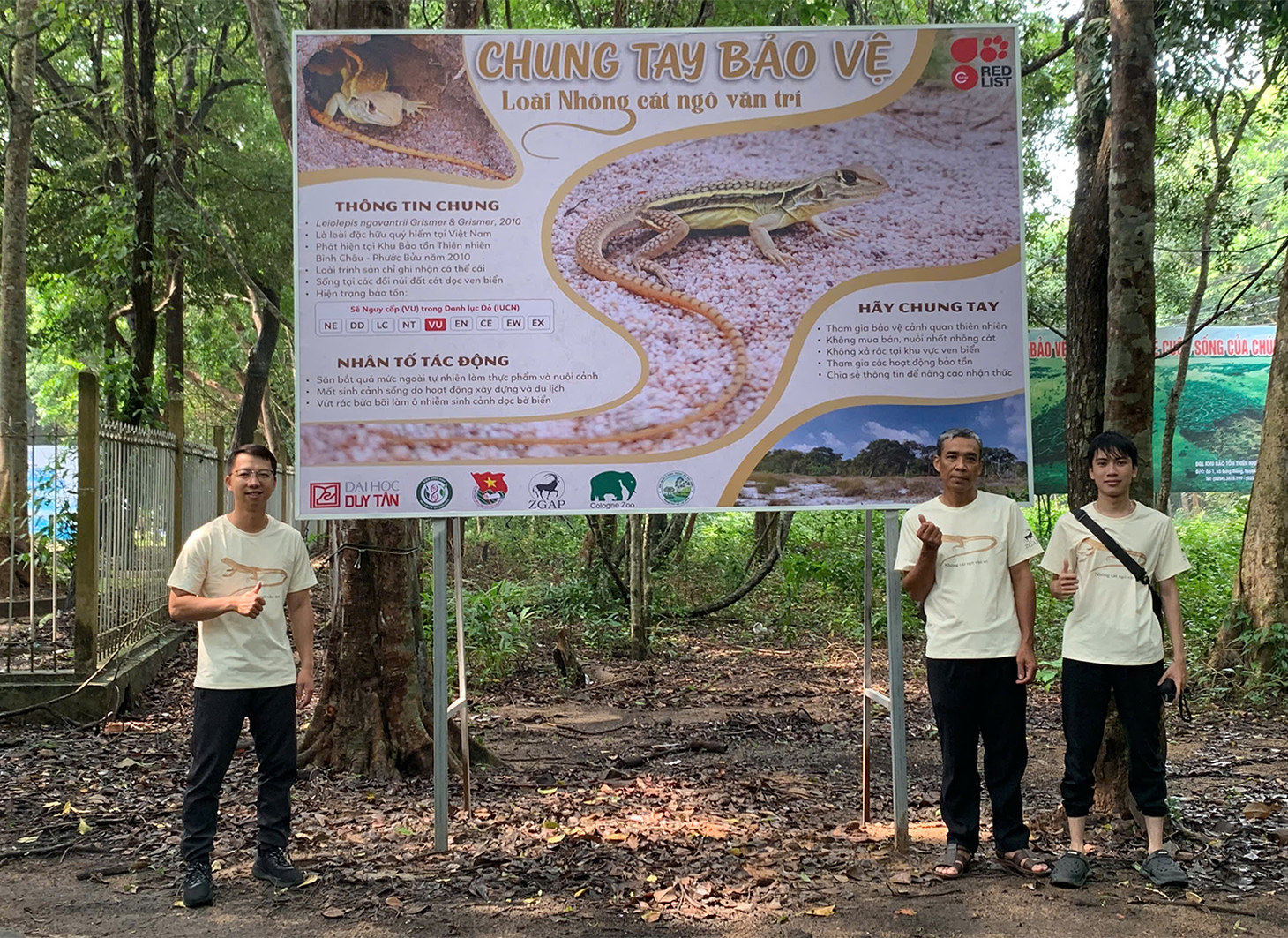Nhóm nghiên cứu Đại học Duy Tân góp phần bảo tồn ‘Nhông cát Ngô Văn Trí’ - Ảnh 5.