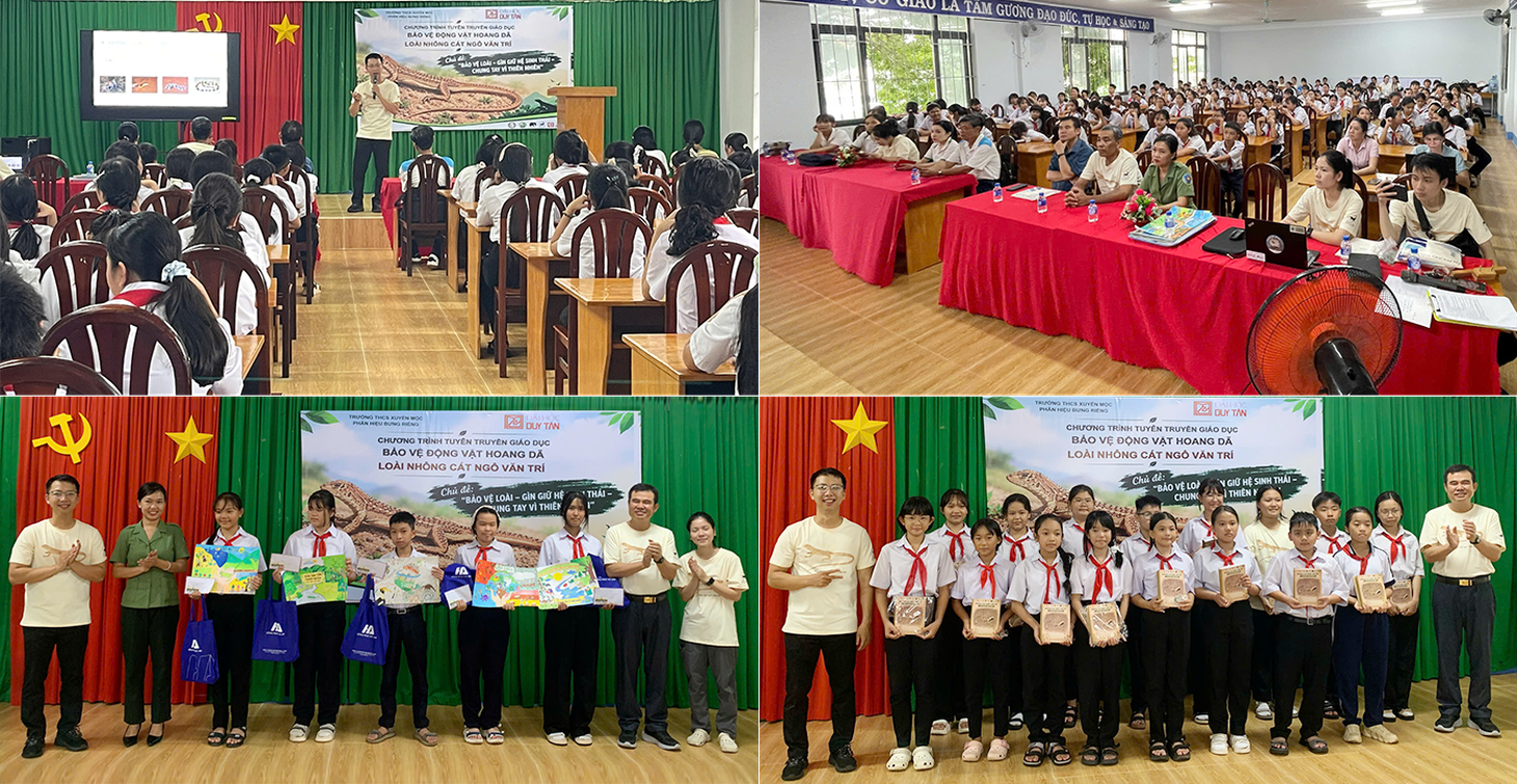 Nhóm nghiên cứu Đại học Duy Tân góp phần bảo tồn ‘Nhông cát Ngô Văn Trí’ - Ảnh 1.