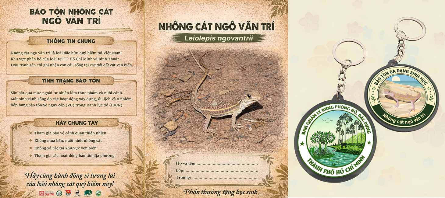 Nhóm nghiên cứu Đại học Duy Tân góp phần bảo tồn ‘Nhông cát Ngô Văn Trí’ - Ảnh 3.