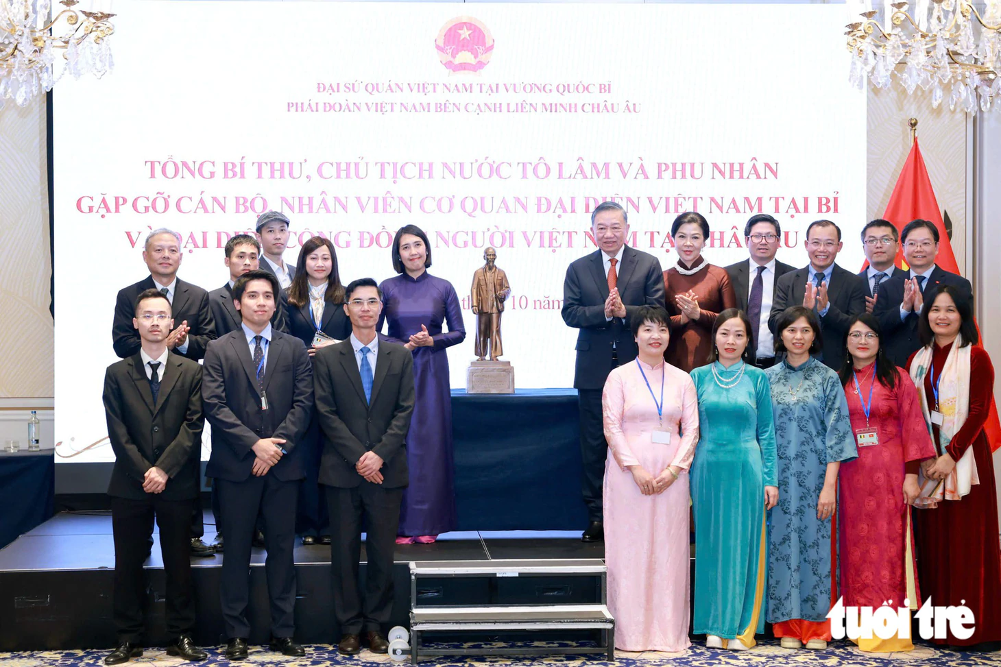 Tổng Bí thư, Chủ tịch nước Tô Lâm gặp đại diện 1,5 triệu kiều bào châu Âu - Ảnh 7.