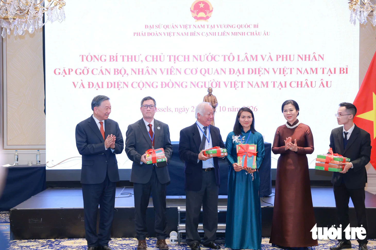 Tổng Bí thư, Chủ tịch nước Tô Lâm gặp đại diện 1,5 triệu kiều bào châu Âu - Ảnh 8.