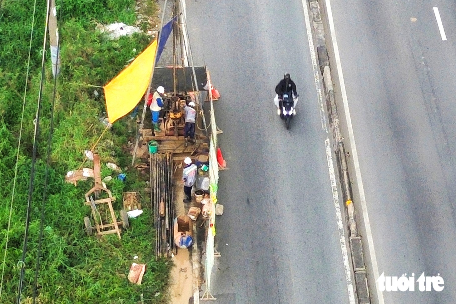 Khoan khảo sát địa chất metro số 2 dài 34km từ Tham Lương xã Thái  ranh tỉnh Tây Ninh - Ảnh 5.