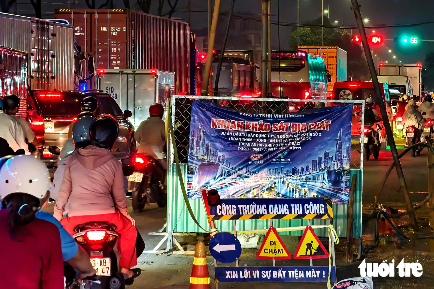 Khoan khảo sát địa chất metro số 2 dài 34km từ Tham Lương xã Thái  ranh tỉnh Tây Ninh - Ảnh 8.