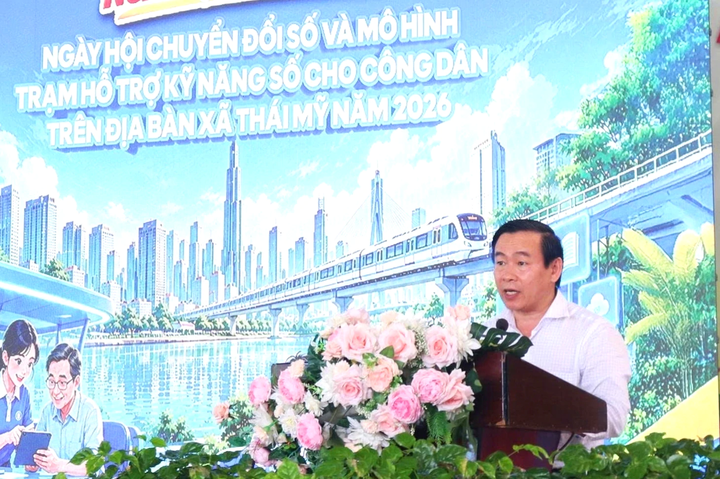 Thái Mỹ ra mắt mô hình học sinh hướng dẫn phụ huynh sử dụng kỹ năng số - Ảnh 3.