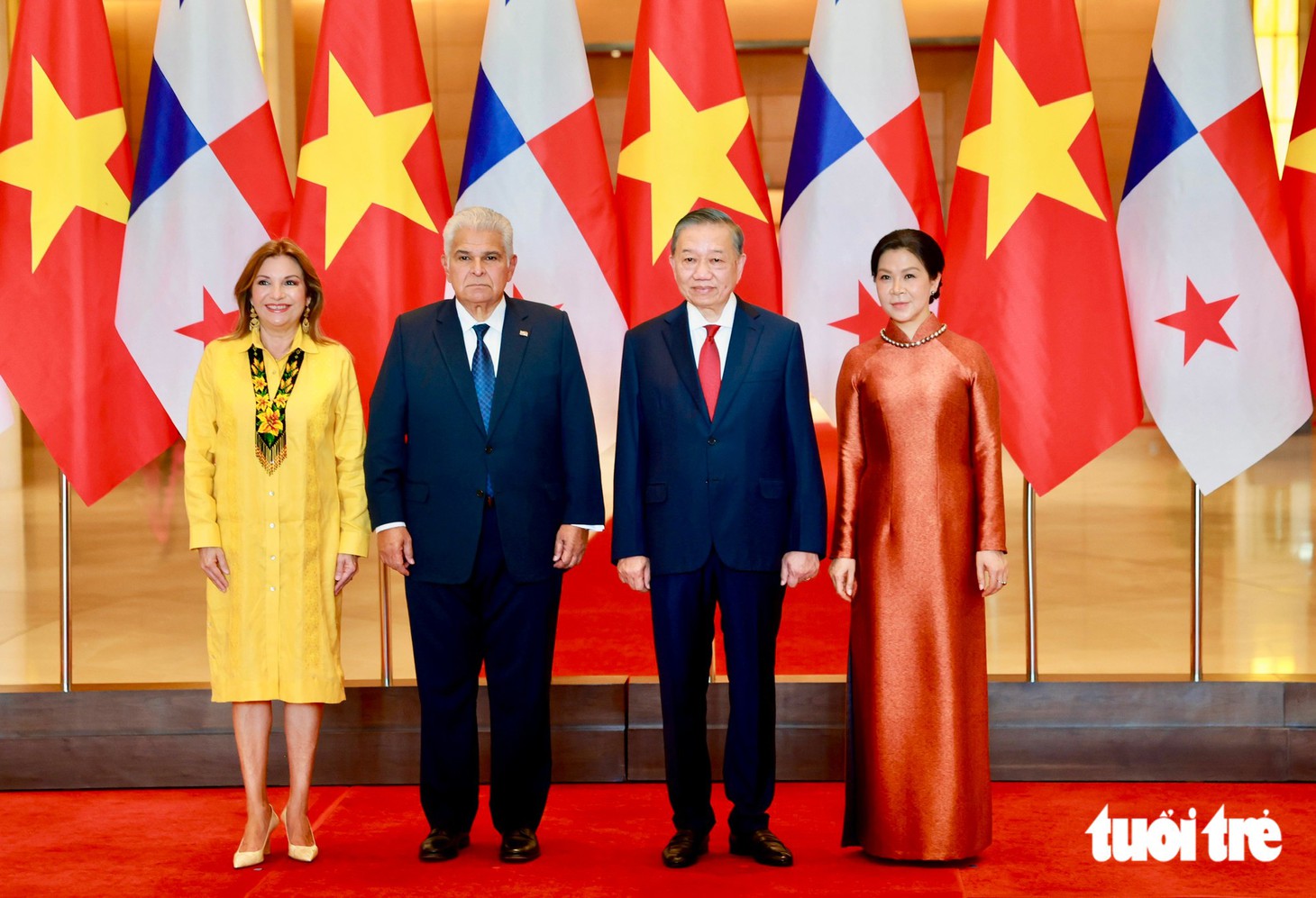 Lễ đón chính thức Tổng thống Panama thăm Việt Nam - Ảnh 5.