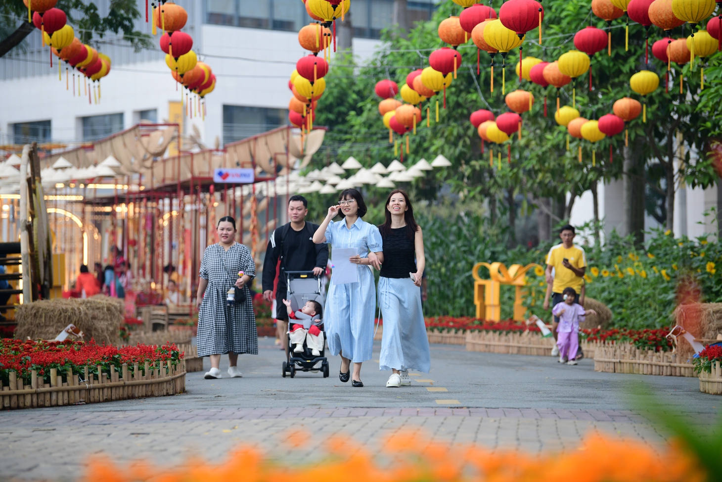 Hội hoa xuân Phú Mỹ Hưng - Ảnh 2.