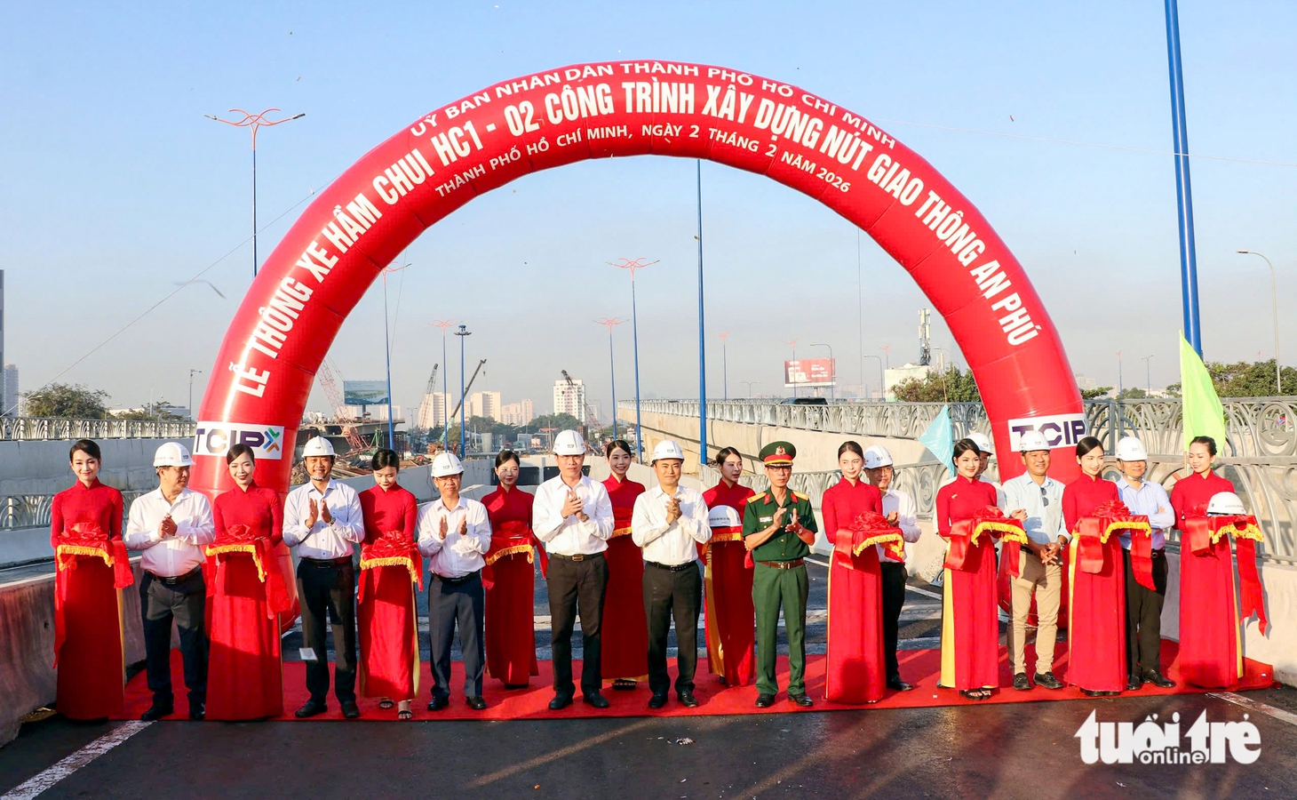 Thông xe hầm chui dài nhất nút giao An Phú, nối đường dẫn cao tốc và Mai Chí Thọ - Ảnh 3.