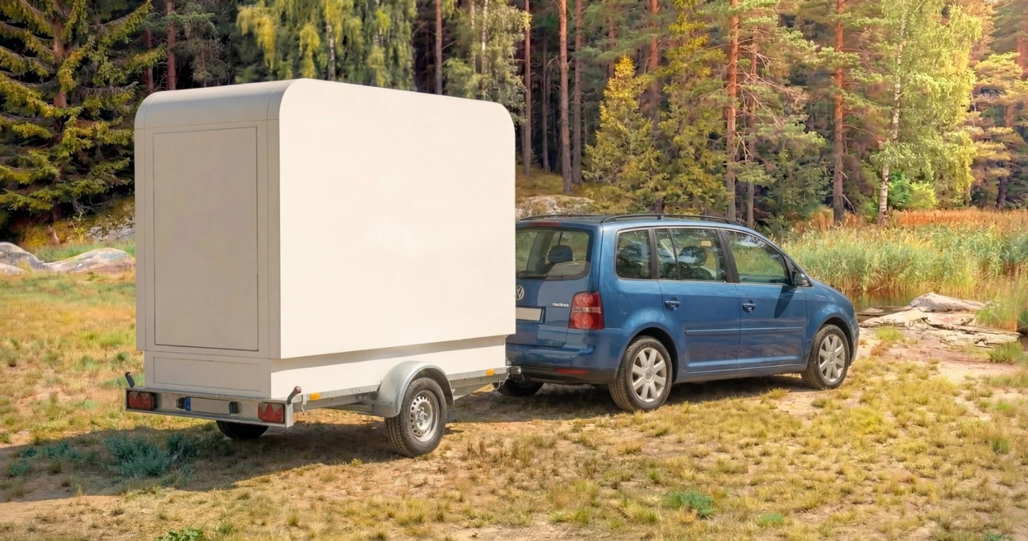 Nhà di động 'nở' gấp 3 lần: Bình thường nhỏ hơn cả Wuling Mini EV, khi mở rộng đủ cho 4 người sống - Ảnh 2.