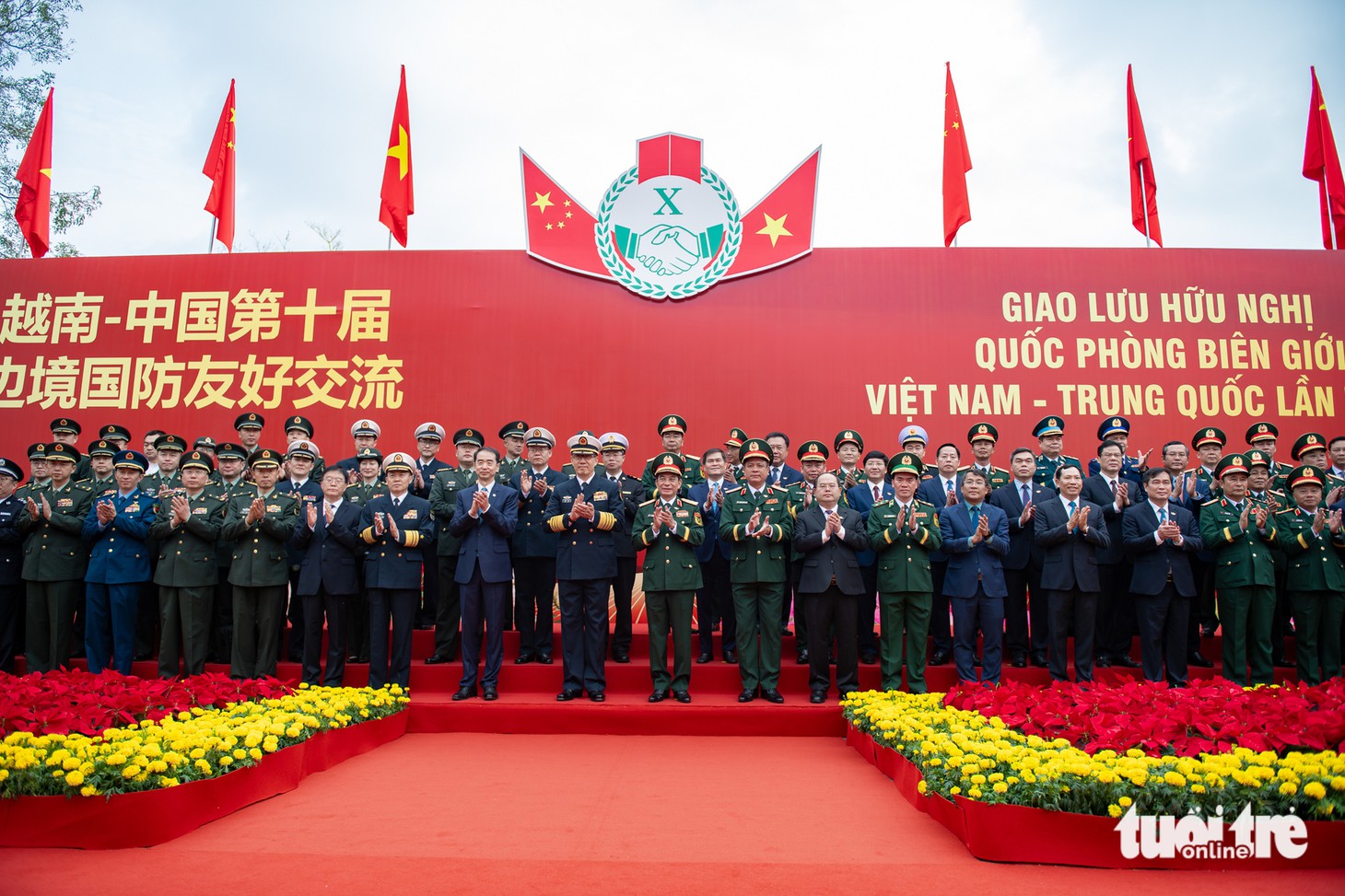 Đại tướng Phan Văn Giang chủ trì lễ đón Bộ trưởng Bộ Quốc phòng Trung Quốc Đổng Quân - Ảnh 7.
