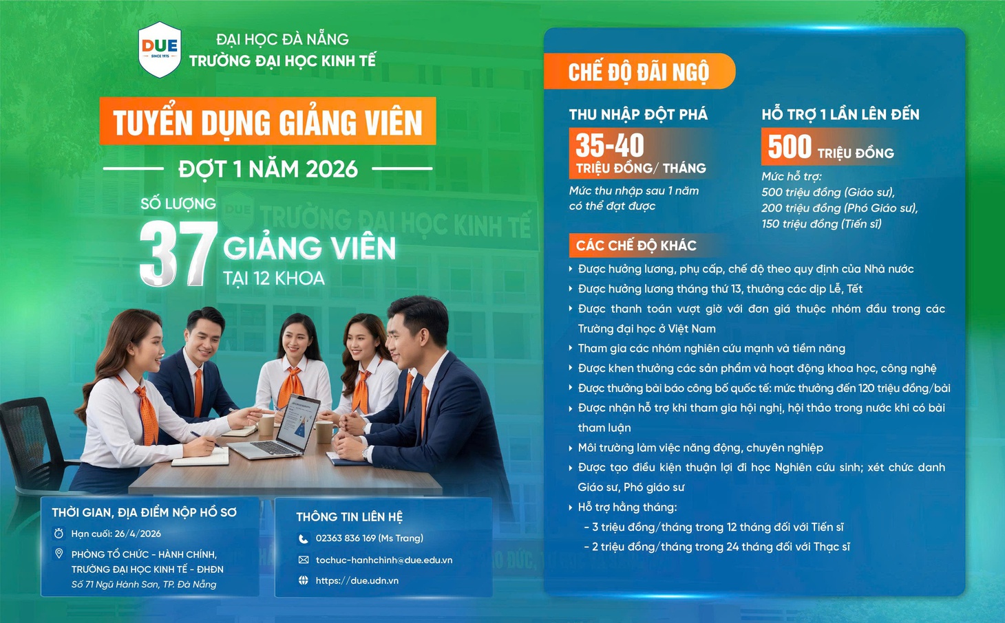 Trường Đại học Kinh tế - Ảnh 3.