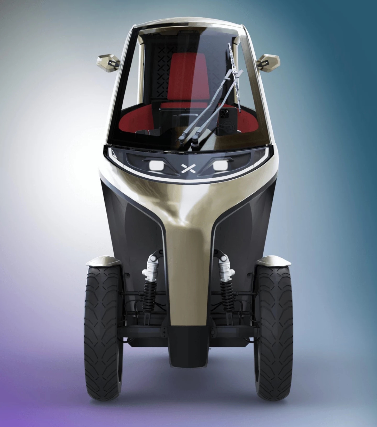 Xe máy điện to cỡ Honda SH mà không cần đội mũ bảo hiểm, nhiều tiện nghi như ô tô - Ảnh 4.