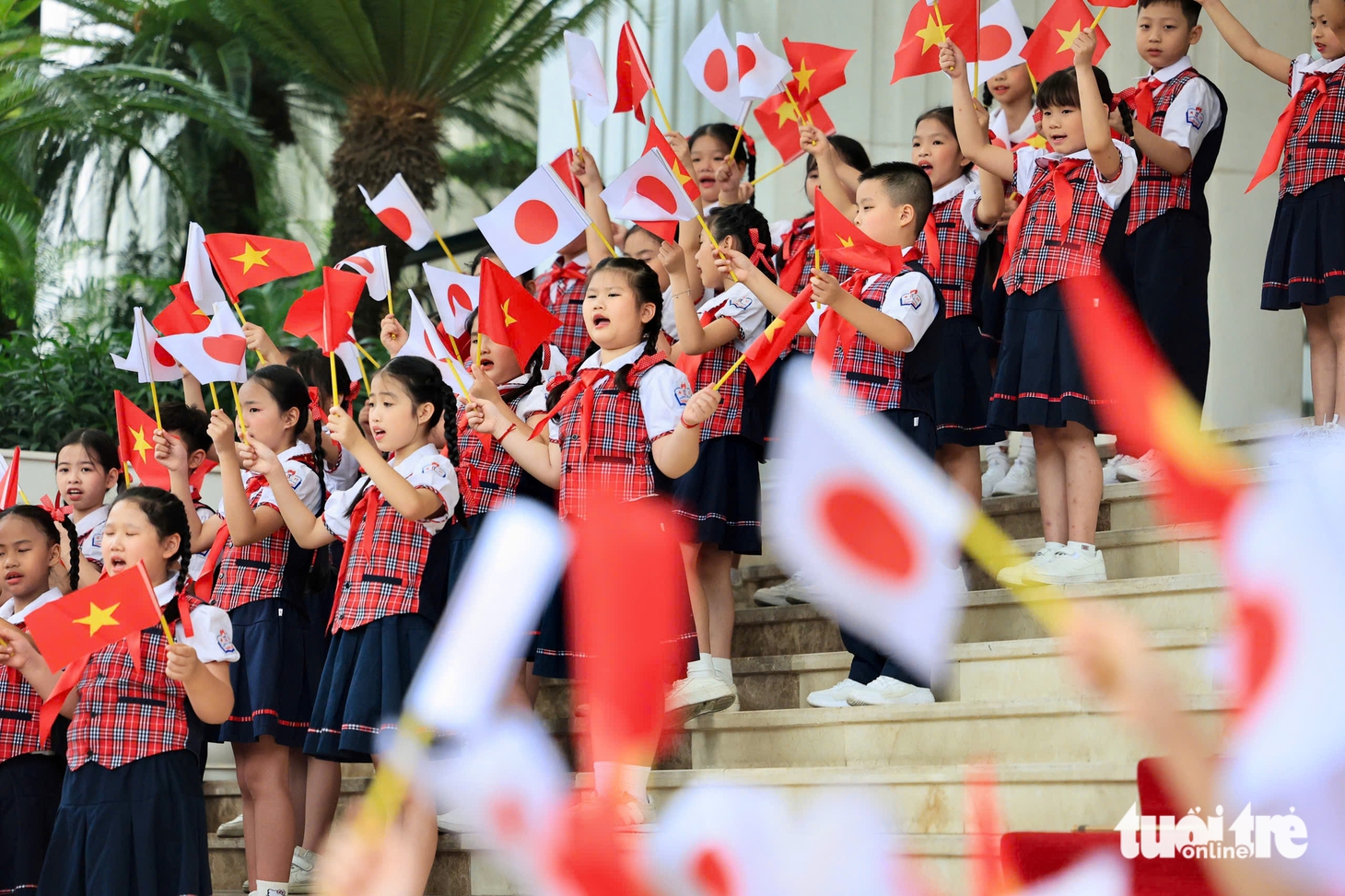 Lễ đón chính thức Thủ tướng Nhật Bản Takaichi Sanae tại Trụ sở Chính phủ - Ảnh 3.