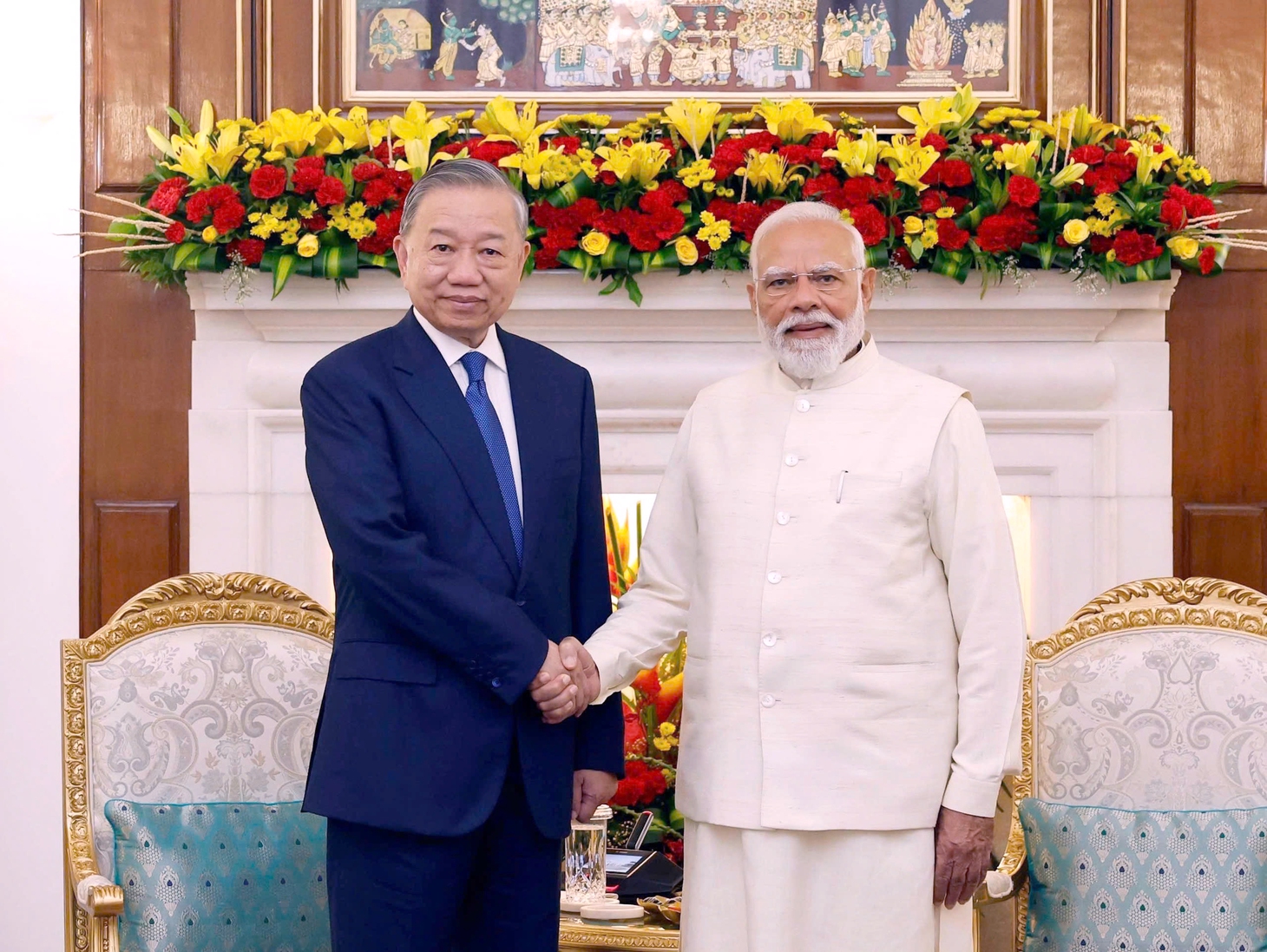 Ấn Độ và Sri Lanka đón tiếp Tổng Bí thư, Chủ tịch nước Tô Lâm ở mức cao nhất với nhiều biệt lệ - Ảnh 1.