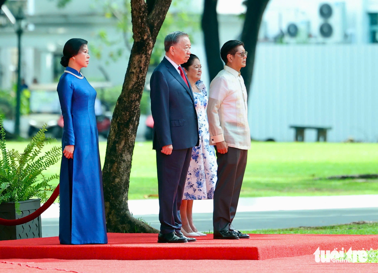 Philippines đón trọng thể Tổng Bí thư, Chủ tịch nước Tô Lâm với 21 loạt đại bác chào mừng - Ảnh 3.