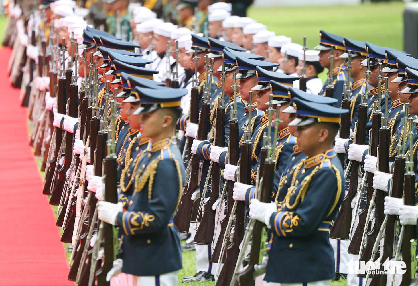 Philippines đón trọng thể Tổng Bí thư, Chủ tịch nước Tô Lâm với 21 loạt đại bác chào mừng - Ảnh 5.