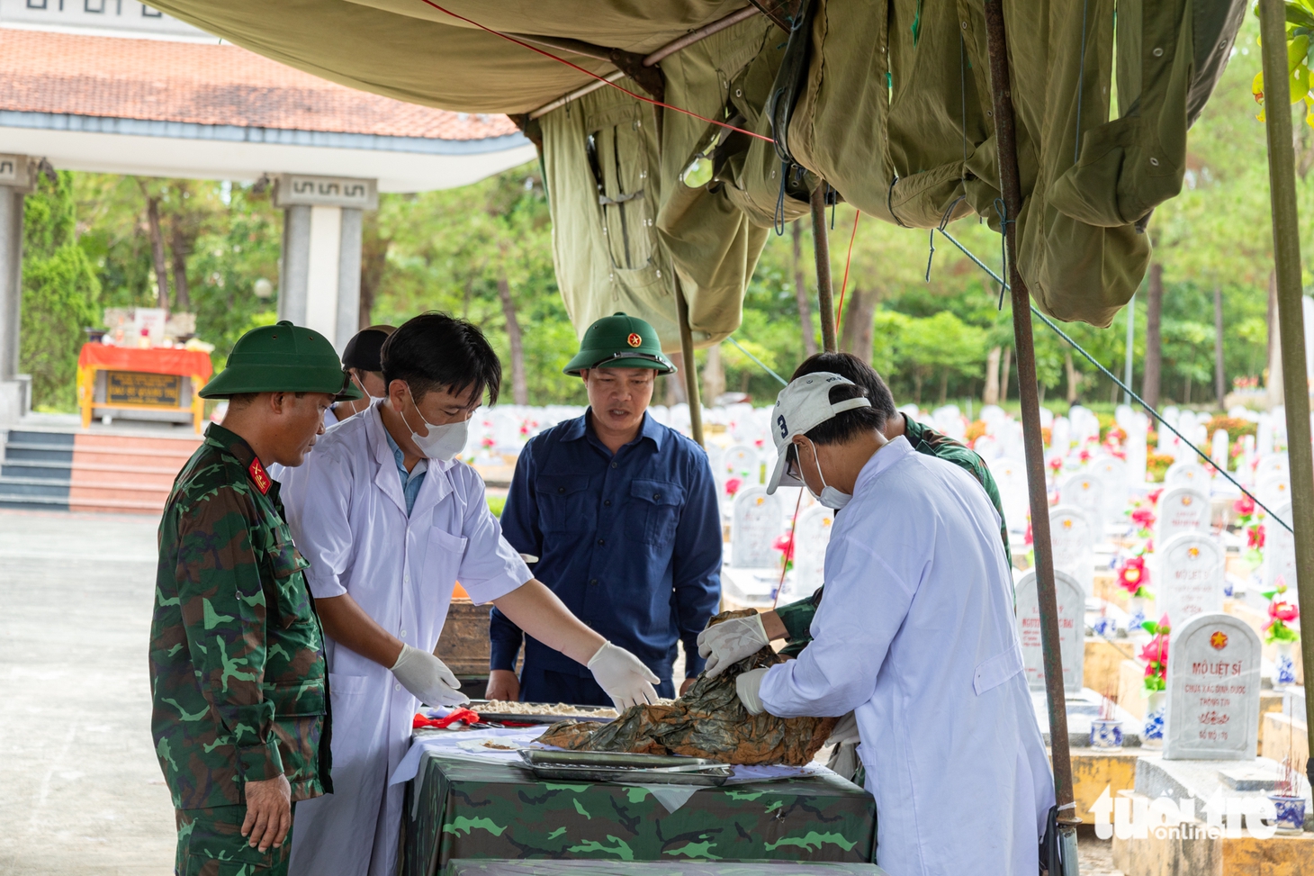 hài cốt liệt sĩ - Ảnh 2.