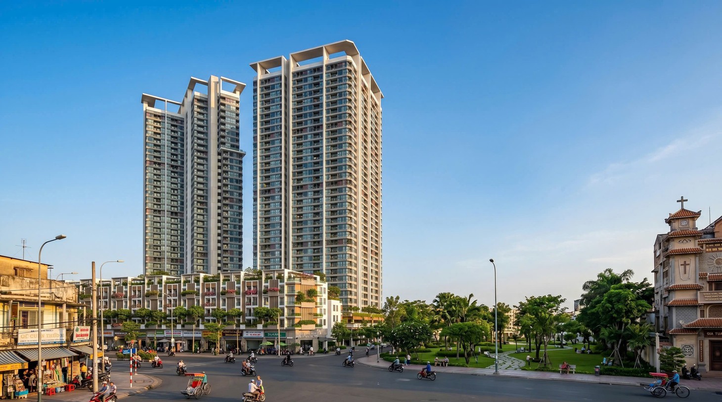 Phối cảnh khang trang, hiện đại của khu Mả Lạng, chợ Gà - Gáoex được Công ty Khang Điền theo quyết nghị vủa HĐND TP.HCM - Ảnh 2.