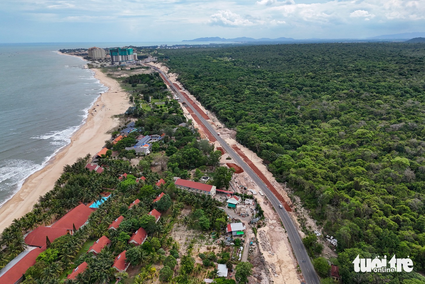 Ngắm phối cảnh, flycam cao tốc Hồ Tràm nối sân bay Long Thành vươn về đô thị biển - Ảnh 12.