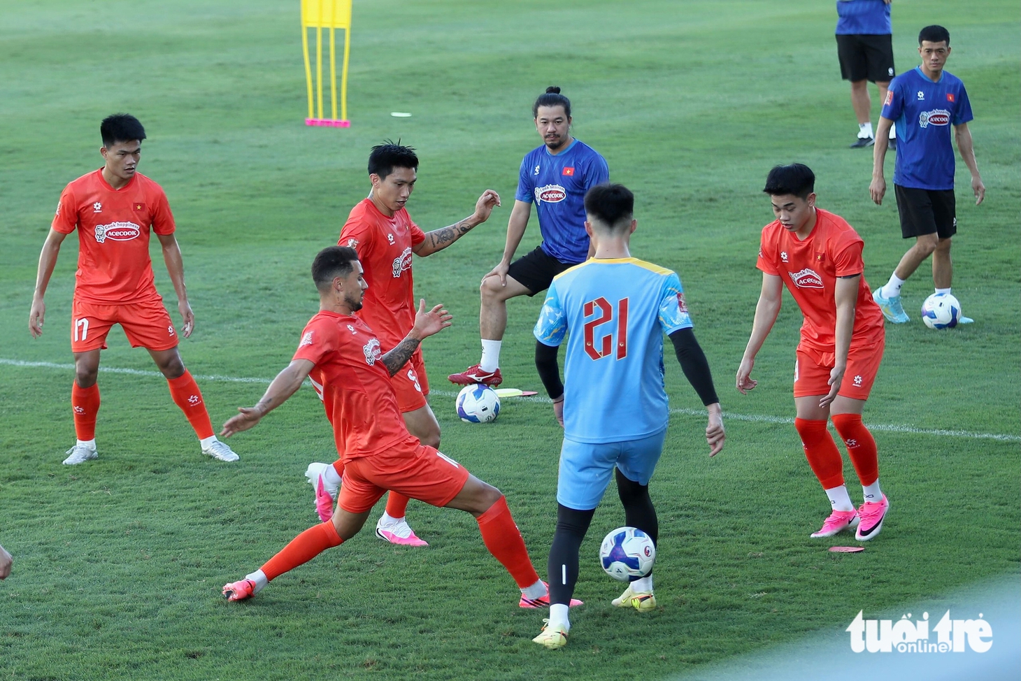 Khoa Ngô vắng, Patrik Lê Giang và Nguyễn Tài Lộc được chào đón trong ngày đầu tập ở tuyển Việt Nam - Ảnh 8.