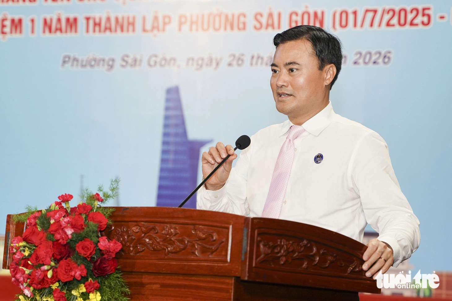 Phường Sài Gòn thực hiện 45 công trình thi đua dịp 50 năm thành phố mang tên Bác - Ảnh 1.