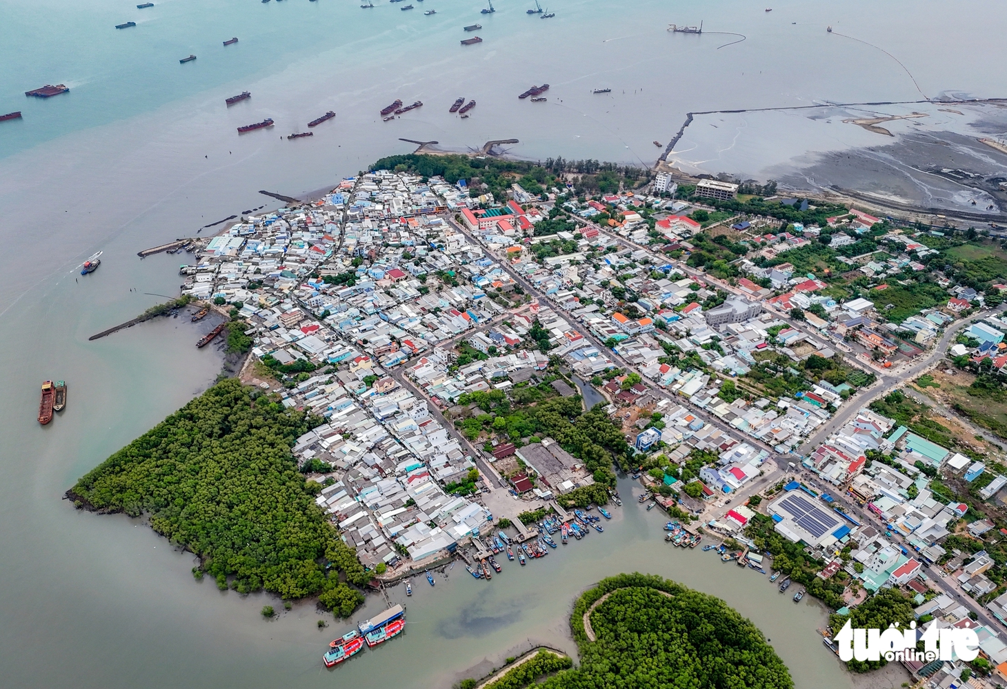 Ngắm phối cảnh, flycam nơi xây đường vượt biển Cần Giờ - Vũng Tàu trước ngày khởi công - Ảnh 16.