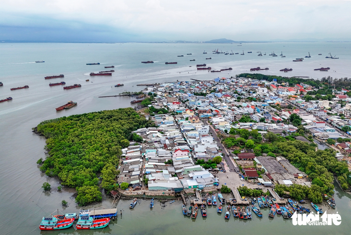 Ngắm phối cảnh, flycam nơi xây đường vượt biển Cần Giờ - Vũng Tàu trước ngày khởi công - Ảnh 28.