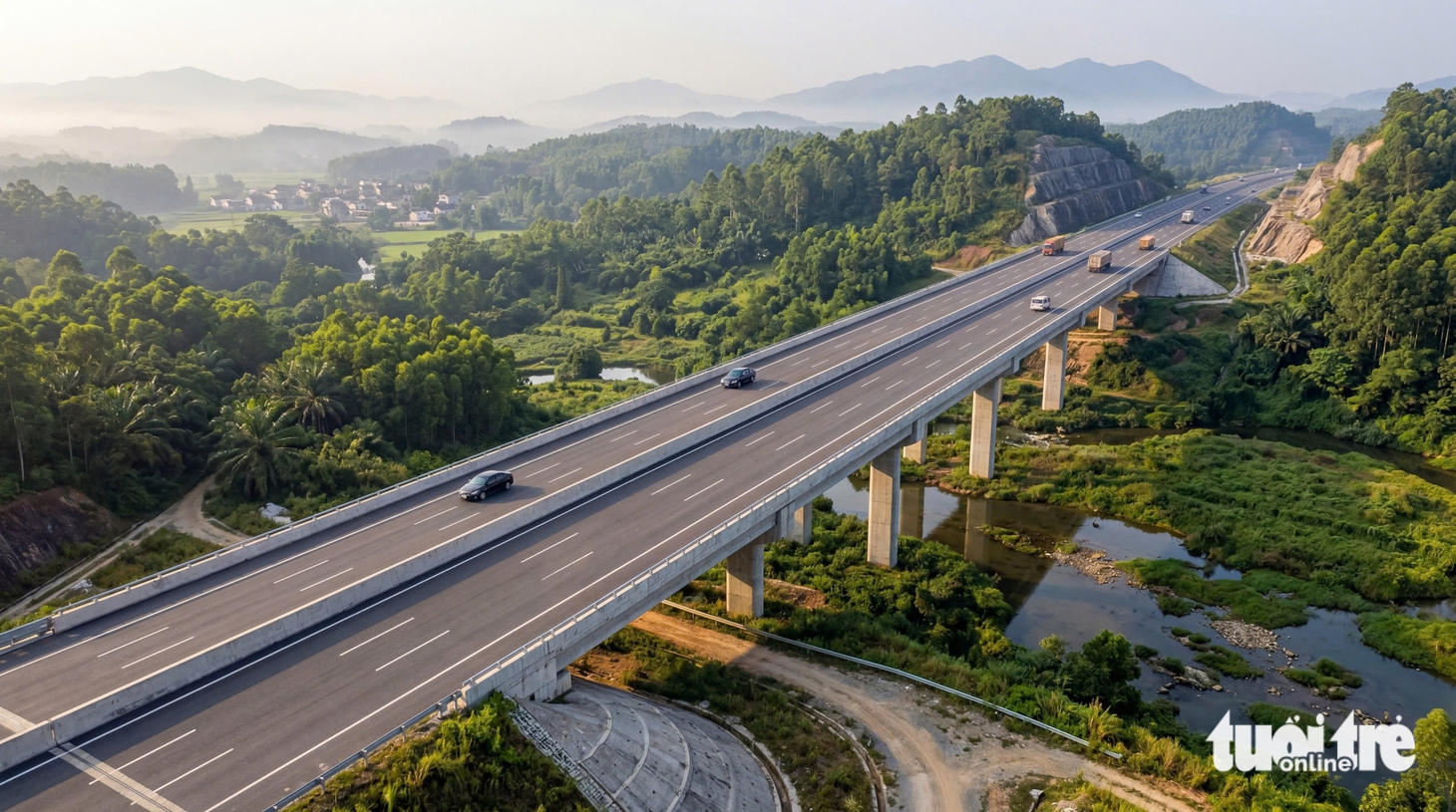 Ngắm phối cảnh, flycam cao tốc Hồ Tràm nối sân bay Long Thành vươn về đô thị biển - Ảnh 4.